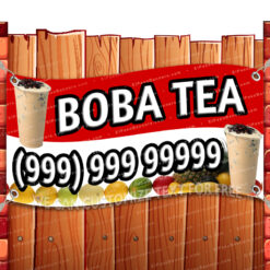BOBA TEA CLEARANCE BANNER Advertising Vinyl Flag Sign INV V2 _CLR-0023.psd by El Paso Banners