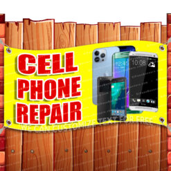 CELL PHONE REPAIR CLEARANCE BANNER Advertising Vinyl Flag Sign INV _CLR-0040.psd by El Paso Banners