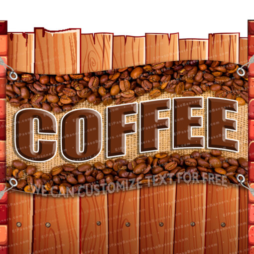 COFFEE CLEARANCE BANNER Advertising Vinyl Flag Sign INV V2 _CLR-0051.psd by El Paso Banners