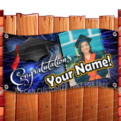CONGRATS GRAD 2022 CUSTOMIZABLE Advertising Vinyl Banner Flag Sign Many Sizes V3 _CLR-0061.psd by El Paso Banners