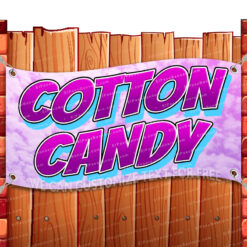 COTTON CANDY CLEARANCE BANNER Advertising Vinyl Flag Sign INV _CLR-0063.psd by El Paso Banners