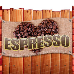 ESPRESSO CLEARANCE BANNER Advertising Vinyl Flag Sign INV _CLR-0076.psd by El Paso Banners