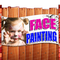 FACE PAINTING CLEARANCE BANNER Advertising Vinyl Flag Sign INV V3 _CLR-0080.psd by El Paso Banners