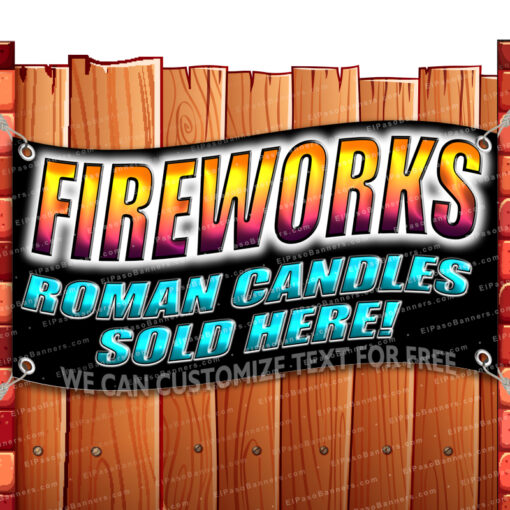 FIREWORKS CLEARANCE BANNER Advertising Vinyl Flag Sign INV V3 _CLR-0089.psd by El Paso Banners