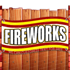 FIREWORKS CLEARANCE BANNER Advertising Vinyl Flag Sign INV V5 _CLR-0091.psd by El Paso Banners