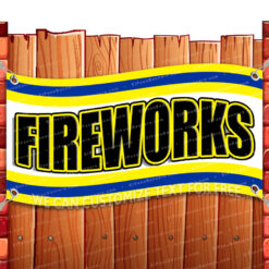 FIREWORKS CLEARANCE BANNER Advertising Vinyl Flag Sign INV V6 _CLR-0092.psd by El Paso Banners