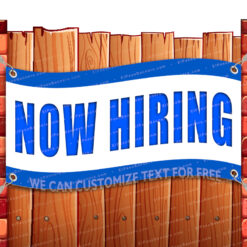 NOW HIRING APPLY WITHIN CLEARANCE BANNER Advertising Vinyl Flag Sign INV _CLR-0169.psd by El Paso Banners