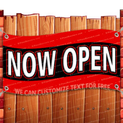 NOW OPEN CLEARANCE BANNER Advertising Vinyl Flag Sign INV V2 _CLR-0181.psd by El Paso Banners