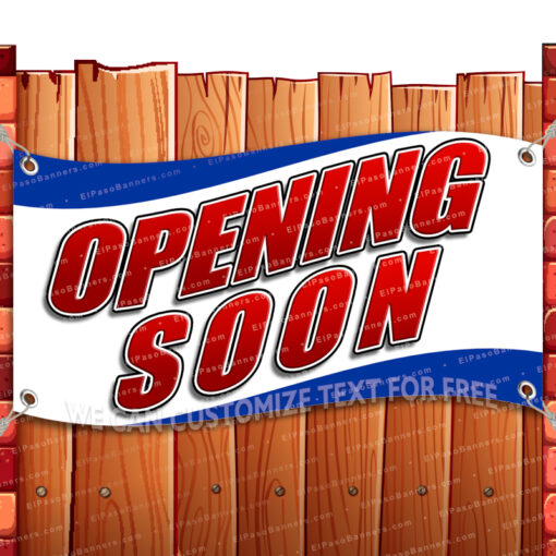OPENING SOON CLEARANCE BANNER Advertising Vinyl Flag Sign INV _CLR-0195.psd by El Paso Banners