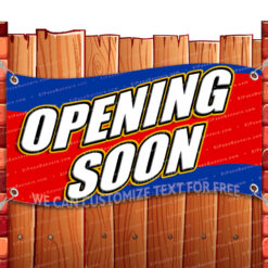 OPENING SOON CLEARANCE BANNER Advertising Vinyl Flag Sign INV V2 _CLR-0196.psd by El Paso Banners