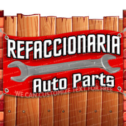 REFACCIONARIA Vinyl Banner Flag Sign Many Sizes REPAIR SPANISH RETAIL _CLR-0204.psd by El Paso Banners