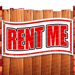 RENT ME CLEARANCE BANNER Advertising Vinyl Flag Sign INV _CLR-0205.psd by El Paso Banners