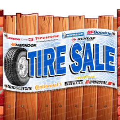 TIRE SALE CLEARANCE BANNER Advertising Vinyl Flag Sign INV V2 _CLR-0230.psd by El Paso Banners