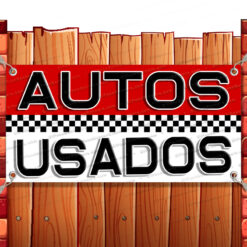 AUTOS USADOS Vinyl Banner Flag Sign Many Sizes USED CAR SPANISH Banner Model by El Paso Banners