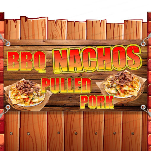 BBQ PULLED PORK CLEARANCE BANNER Advertising Vinyl Flag Sign INV Banner Model by El Paso Banners