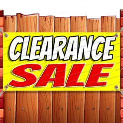 CLEARANCE SALE CLEARANCE BANNER Advertising Vinyl Flag Sign INV Banner Model by El Paso Banners