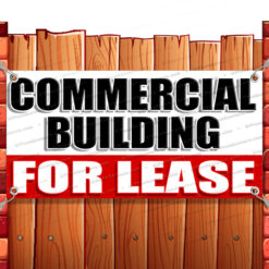 COMMERICAL BUILDING CLEARANCE BANNER Advertising Vinyl Flag Sign INV Banner Model by El Paso Banners