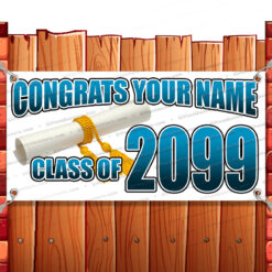 CONGRATS CLASS OF 2022 CUSTOMIZABLE Advertising Vinyl Banner Flag Sign Many Size Banner Model by El Paso Banners
