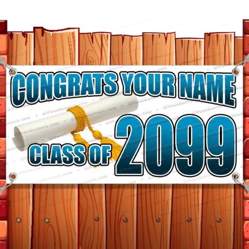 CONGRATS CLASS OF 2022 CUSTOMIZABLE Advertising Vinyl Banner Flag Sign Many Size Banner Model by El Paso Banners