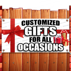 CUSTOMIZED GIFTS FOR ALL OCCASIONS Advertising Vinyl Banner Flag Sign Many Sizes Banner Model by El Paso Banners