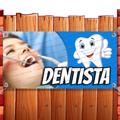 DENTISTA Vinyl Banner Flag Sign Many Sizes TEETH DENTIST CLEAN Banner Model by El Paso Banners