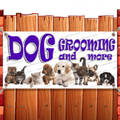 DOG GROOMING CLEARANCE BANNER Advertising Vinyl Flag Sign INV Banner Model by El Paso Banners