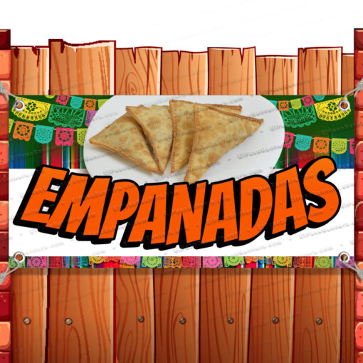 EMPANADAS CLEARANCE BANNER Advertising Vinyl Flag Sign INV Banner Model by El Paso Banners