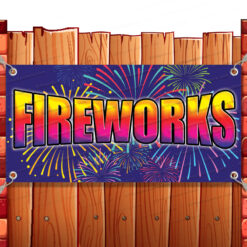 FIREWORKS CLEARANCE BANNER Advertising Vinyl Flag Sign INV Banner Model by El Paso Banners