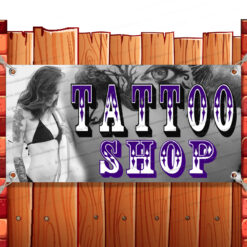 TATTOOS CLEARANCE BANNER Advertising Vinyl Flag Sign INV Banner Model by El Paso Banners