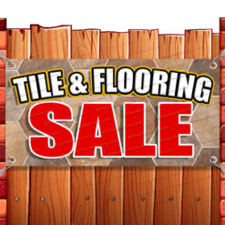 TILE AND FLOORING SALE CLEARANCE BANNER Advertising Vinyl Flag Sign INV Banner Model by El Paso Banners