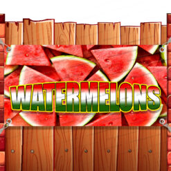 WATERMELONS CLEARANCE BANNER Advertising Vinyl Flag Sign INV Banner Model by El Paso Banners